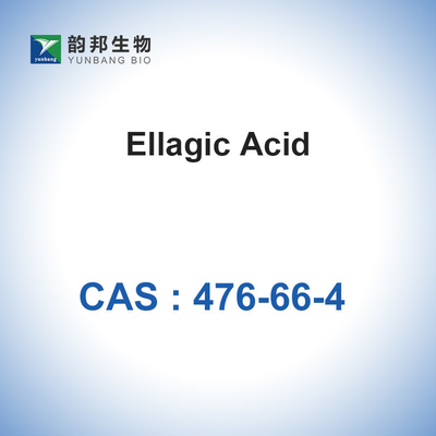 CAS 476-66-4 Ellagic Zure Kosmetische Grondstoffen 98% voor Huid