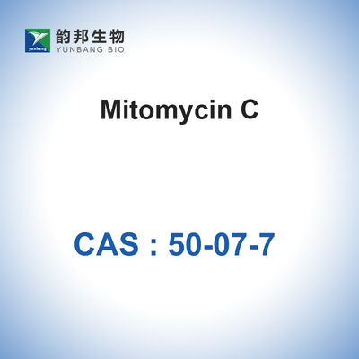 CAS 50-07-7 Mitomycin C Antibiotische Grondstoffen MF C15H18N4O5