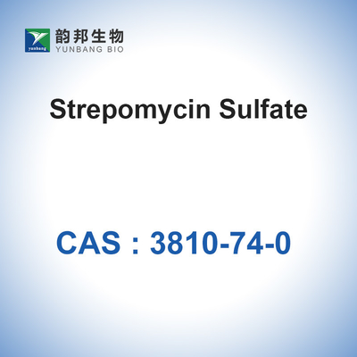 CAS 3810-74-0 Antibiotische Grondstoffen van het Streptomycinesulfaat