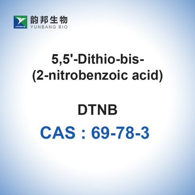 CAS 69-78-3 Diagnostischee reagentia In vitro 5,5 ′ - Dithiobis (2-Nitrobenzoic Zuur) DTNB