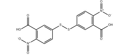 CAS 69-78-3 Diagnostischee reagentia In vitro 5,5 ′ - Dithiobis (2-Nitrobenzoic Zuur) DTNB