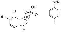 CAS 6578-06-9 5-bromo-4-chloro-3-indoylfosfaat p-toluïdinezout,BCIP P-toluïdinezout, X-fosfaat p-toluïdinezout