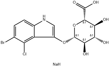 CAS 129541-41-9 5-bromo-4-chloro-3-indoyl-beta-D-glucuronide Natriumzout,X-GlcA/X-gluc