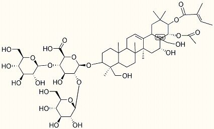 CAS 6805-41-0 Biochemisch reagens van Escin voor laboratoria